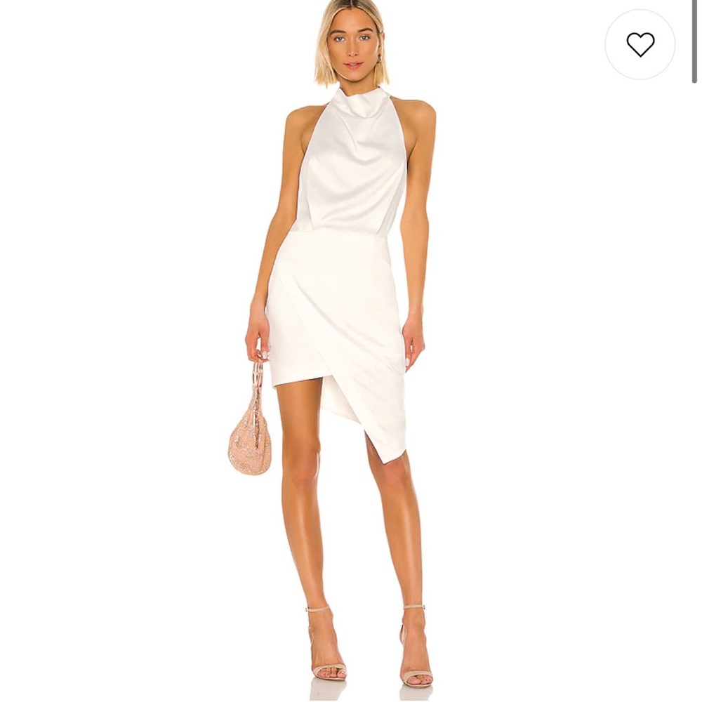 White Satin Dress (Camo Dress by Elliatt)